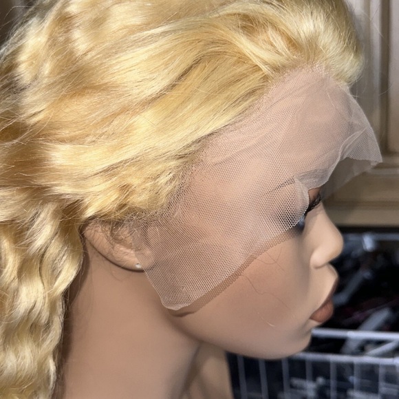 Lot 2107 ❤️NEW 100% Human Hair Lace front wig 13x4 18” - Picture 4 of 6